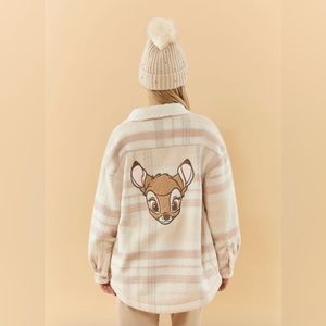 Forever 21 Disney plaid Bambi Jacket 🦌🤍
